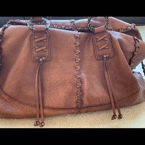 GIANNA BINI brown leather bag/purse